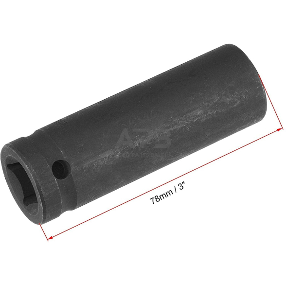 1/2" Prailgintų smūginių galvučių rinkinys 10vnt. 1 1/2" Prailgintų smūginių galvučių rinkinys 10vnt. 1