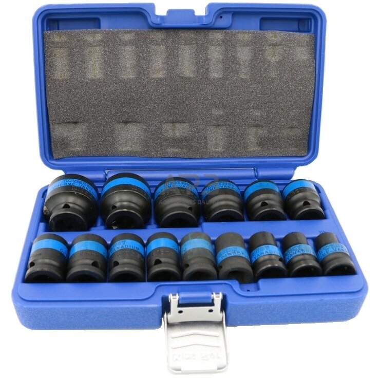 1/2" Smūginių galvučių rinkinys 15vnt.