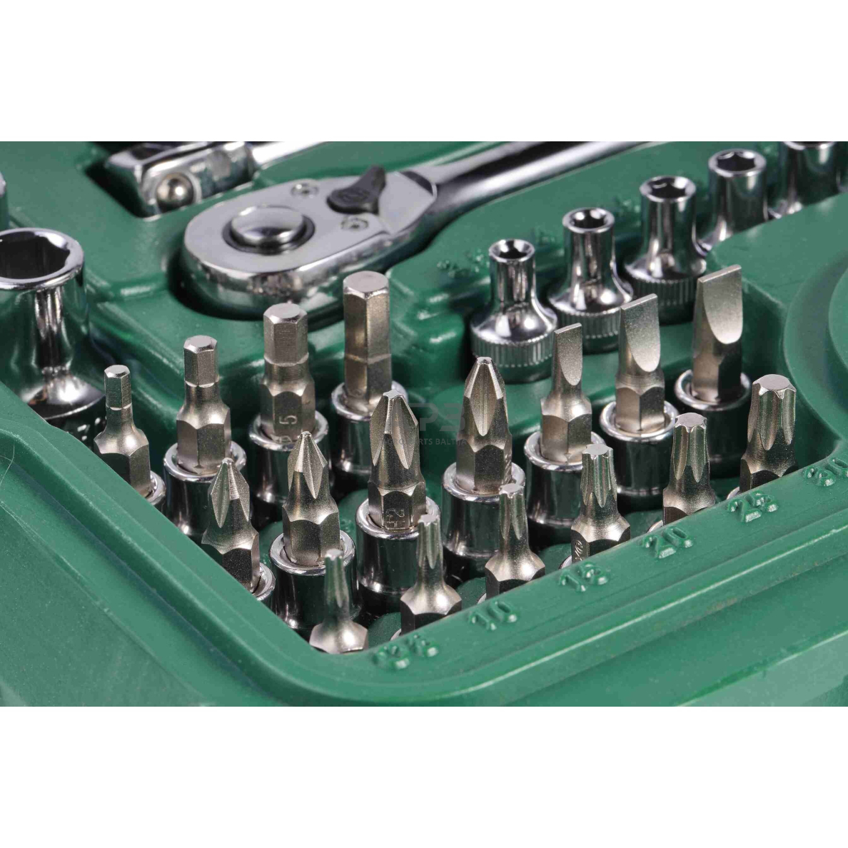 1/4" + 1/2" Galvučių rinkinys 88vnt. 2 1/4" + 1/2" Galvučių rinkinys 88vnt. 2