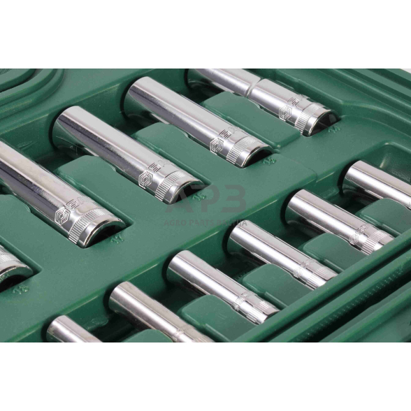 1/4" + 1/2" Galvučių rinkinys 88vnt. 3 1/4" + 1/2" Galvučių rinkinys 88vnt. 3