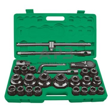 3/4" + 1" Galvučių rinkinys 26vnt. 3/4" + 1" Galvučių rinkinys 26vnt.