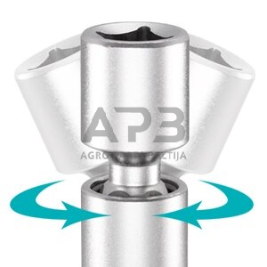 3/8'' Galvutė žvakei universali 3/8'' 14mm (12-kamp.) 1 3/8'' Galvutė žvakei universali 3/8'' 14mm (12-kamp.) 1