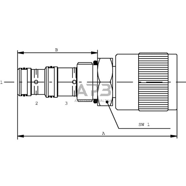 3 krypčių srauto reguliavimo vožtuvas PP10AAM0B 1 3 krypčių srauto reguliavimo vožtuvas PP10AAM0B 1