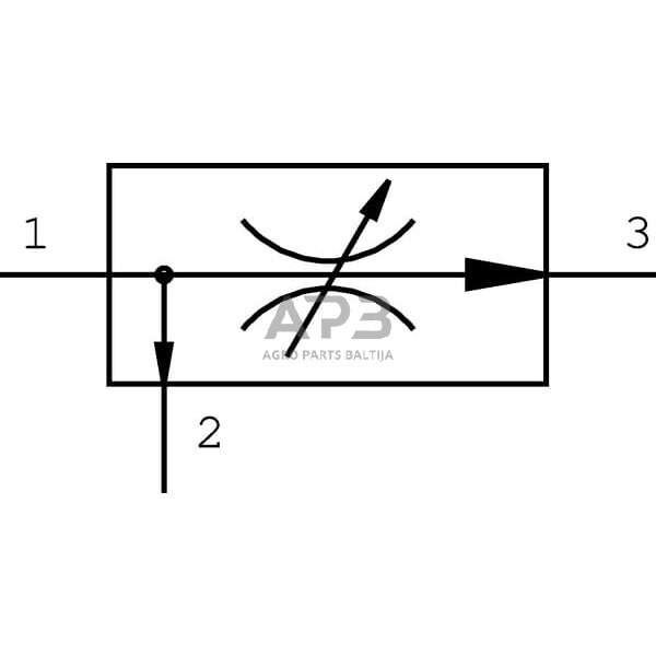 3 krypčių srauto reguliavimo vožtuvas PP12AAM0B 3 3 krypčių srauto reguliavimo vožtuvas PP12AAM0B 3