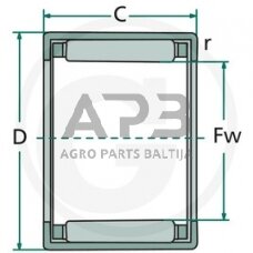 Adatinis guolis FAG HK-3512