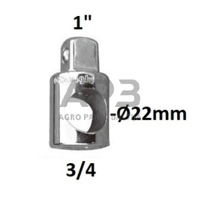 Adapteris 3 krypčių 3/4" - 1"