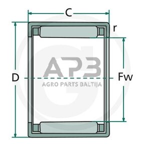 Adatinis guolis FAG HK-1212