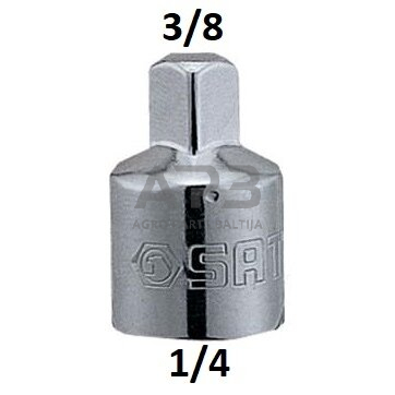 Adapteris 1/4"(F) - 3/8"(M) Adapteris 1/4"(F) - 3/8"(M)