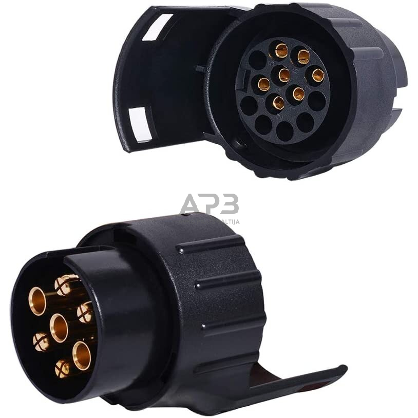 Adapteris priekabai 7-13POL, plast. 1 Adapteris priekabai 7-13POL, plast. 1