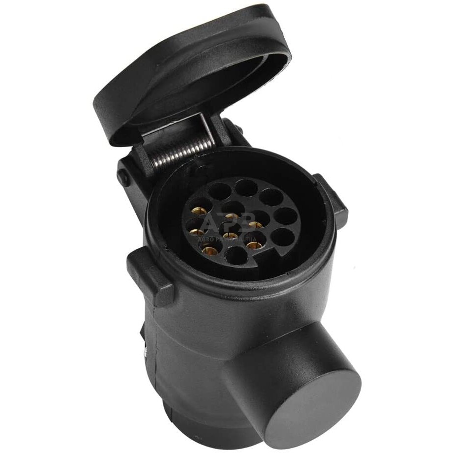 Adapteris priekabai 7-13POL, plast., prailgintas 2 Adapteris priekabai 7-13POL, plast., prailgintas 2