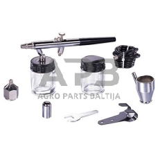 Aerografas Ø 0.35mm su priedais