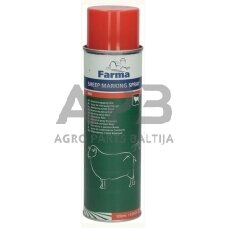 Aerozoliniai dažai avių žymėjimui raudoni 500 ml Farma 303031FA