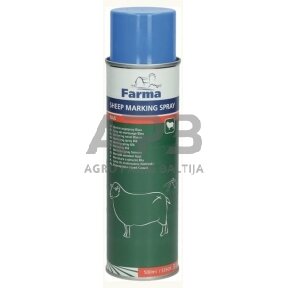 Aerozoliniai dažai avių žymėjimui mėlyni 500 ml Farma 303033FA