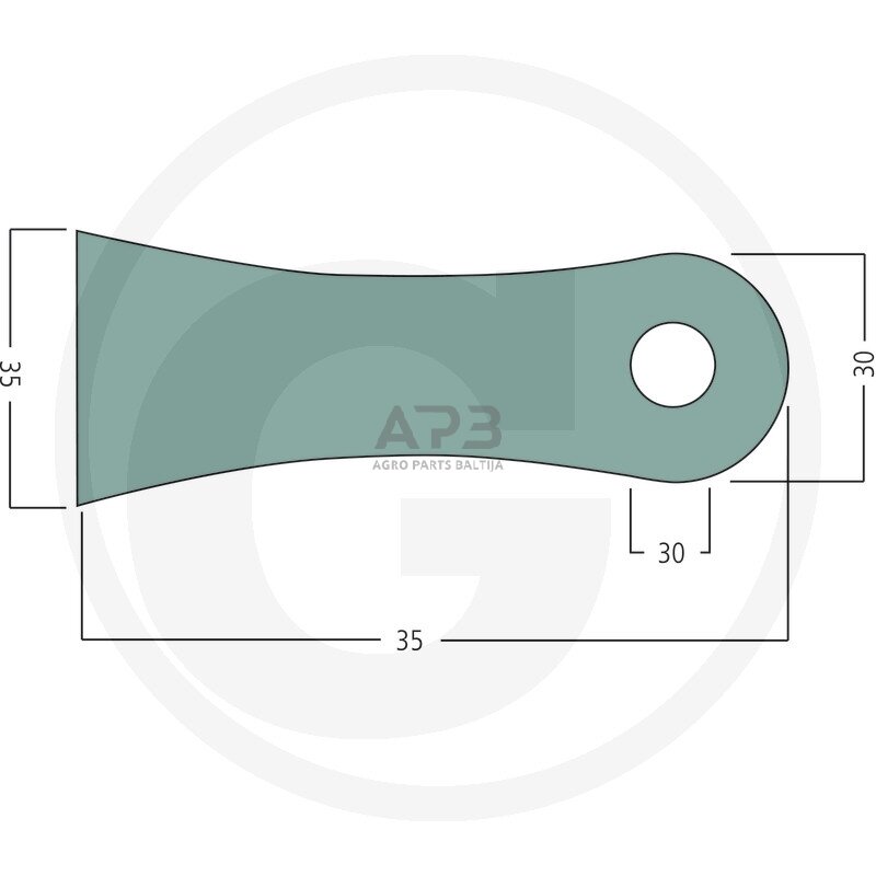 Aeravimo peiliai Cramer 89 mm Cara 60, 9952036 42 vnt. 1 Aeravimo peiliai Cramer 89 mm Cara 60, 9952036 42 vnt. 1