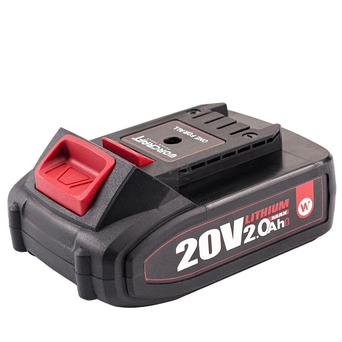 Akumuliatorinis suktuvas-gręžtuvas su kalimu 20V LI-ION ir priedais 74vnt., 2x2.0Ah 15