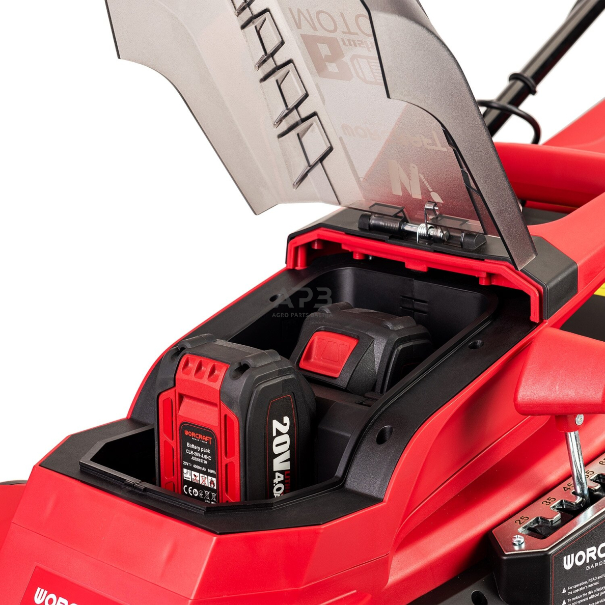 Akumuliatorinė vėjapjovė 40V (20V+20V) LI-ION 8