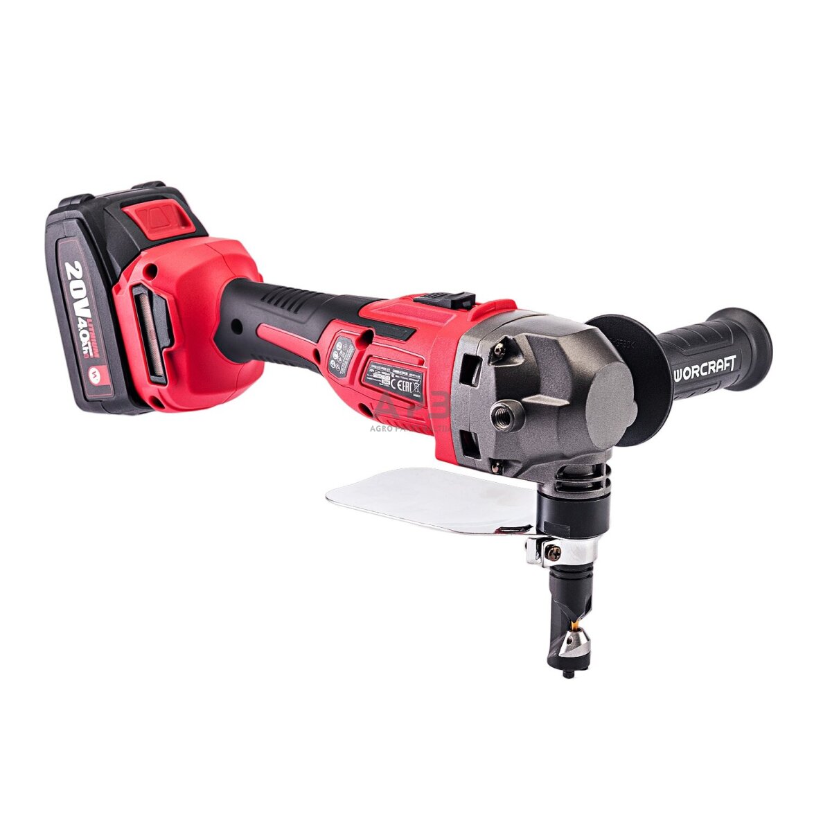 Akumuliatorinės skardos kirpimo žirklės 20V LI-ION 1 Akumuliatorinės skardos kirpimo žirklės 20V LI-ION 1