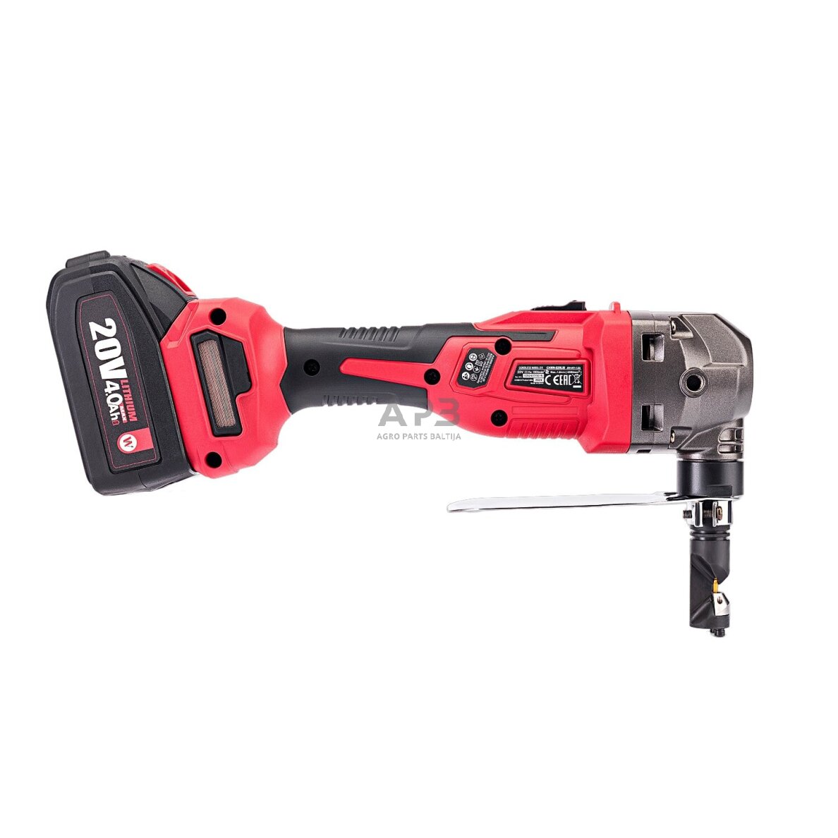 Akumuliatorinės skardos kirpimo žirklės 20V LI-ION 3