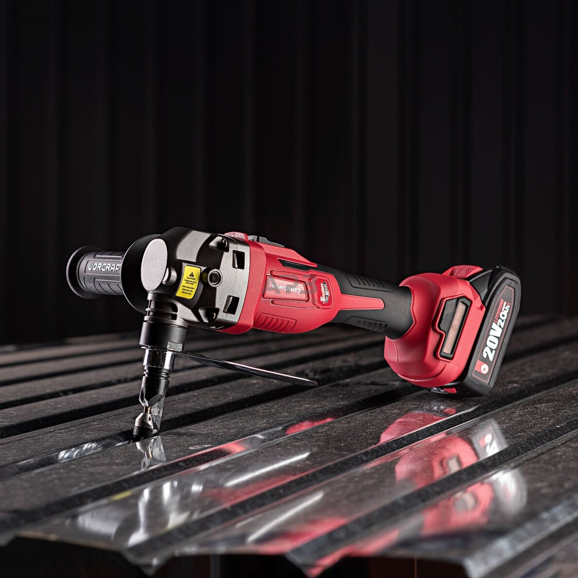 Akumuliatorinės skardos pjovimo žirklės 20V LI-ION 16 Akumuliatorinės skardos pjovimo žirklės 20V LI-ION 16