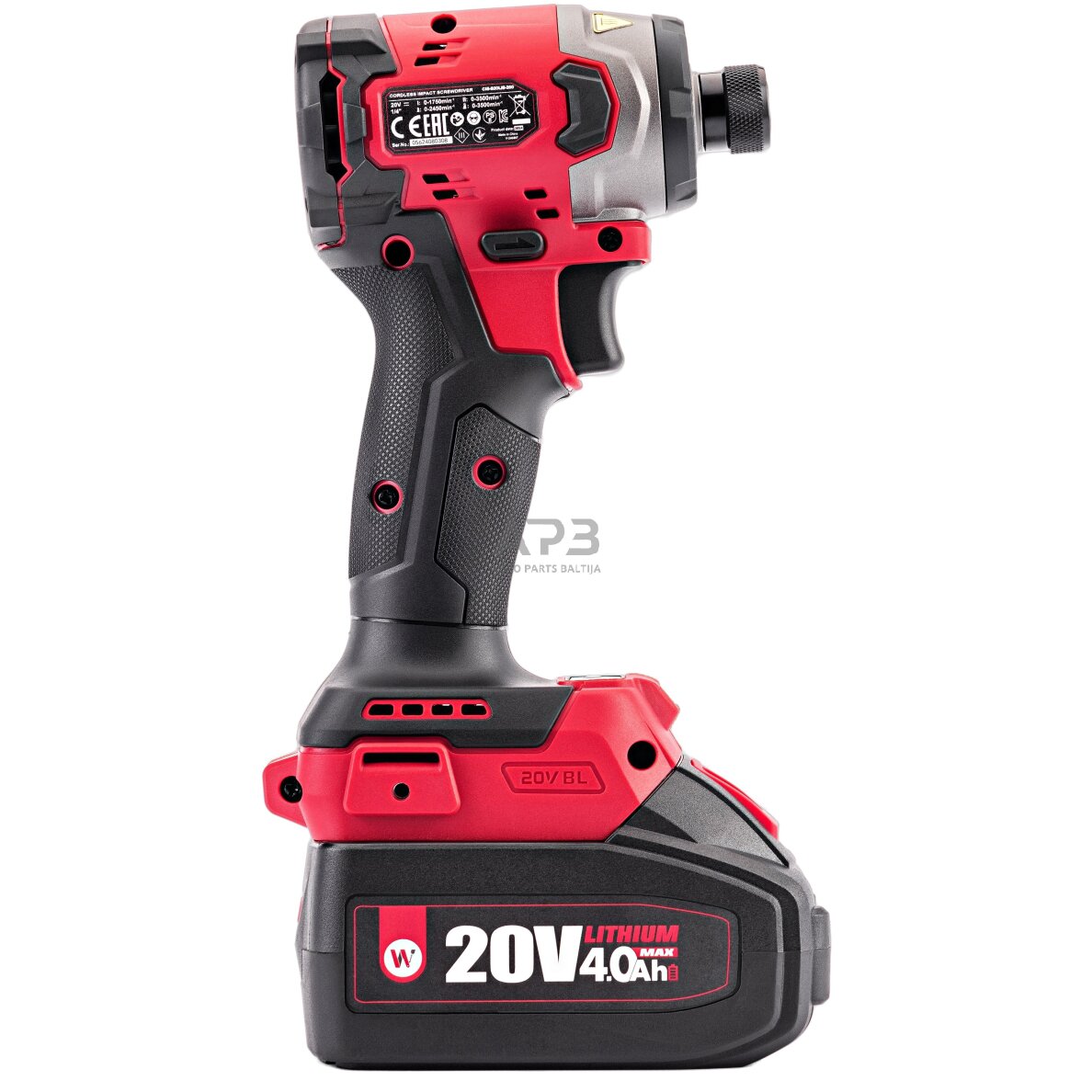 Akumuliatorinio suktuvo-gręžtuvo ir smūginio suktuvo rinkinys 20V LI-ION (XCUBE dėžė) 11