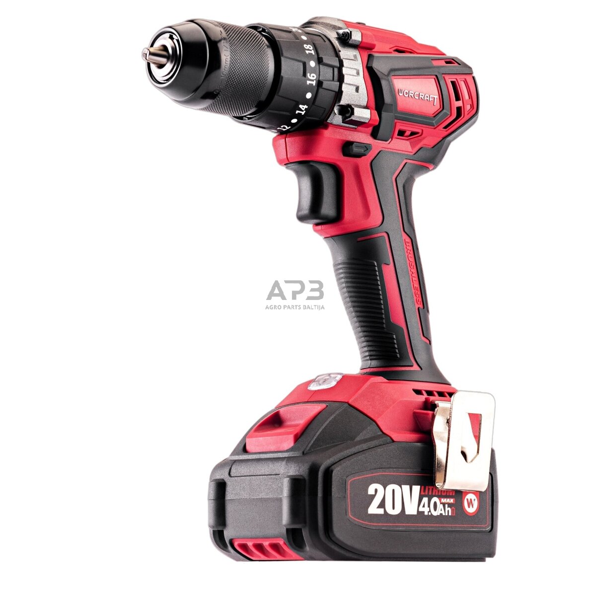 Akumuliatorinio suktuvo-gręžtuvo ir smūginio suktuvo rinkinys 20V LI-ION (XCUBE dėžė) 2