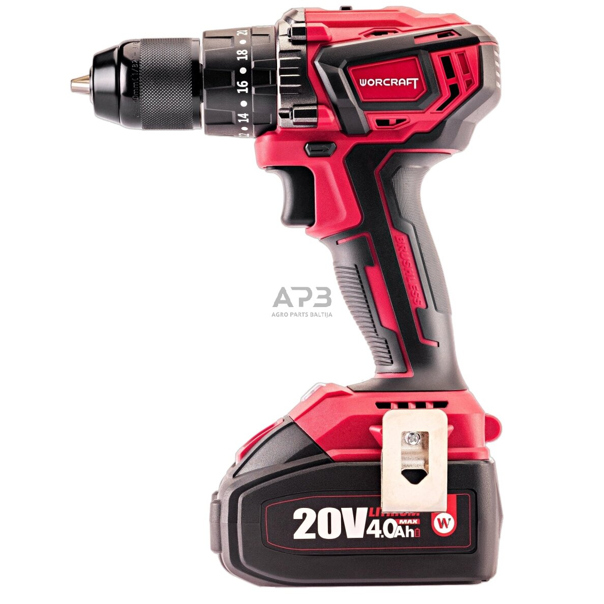 Akumuliatorinio suktuvo-gręžtuvo ir smūginio suktuvo rinkinys 20V LI-ION (XCUBE dėžė) 4