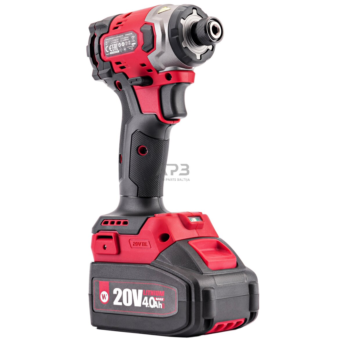 Akumuliatorinio suktuvo-gręžtuvo ir smūginio suktuvo rinkinys 20V LI-ION (XCUBE dėžė) 9