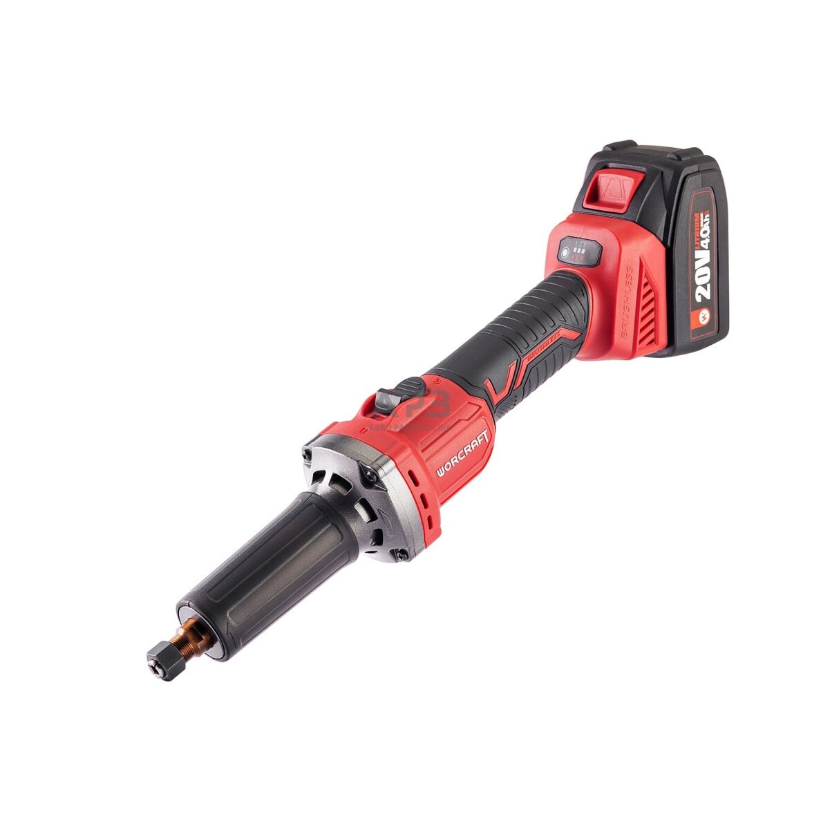 Akumuliatorinis mini tiesinis šlifuoklis 6mm 20V LI-ION 1