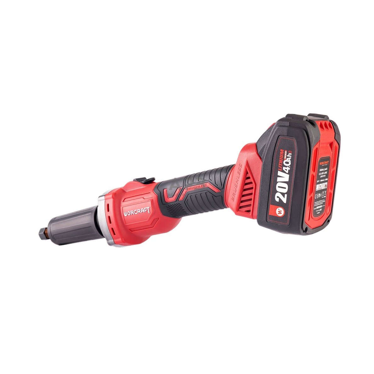 Akumuliatorinis mini tiesinis šlifuoklis 6mm 20V LI-ION 2