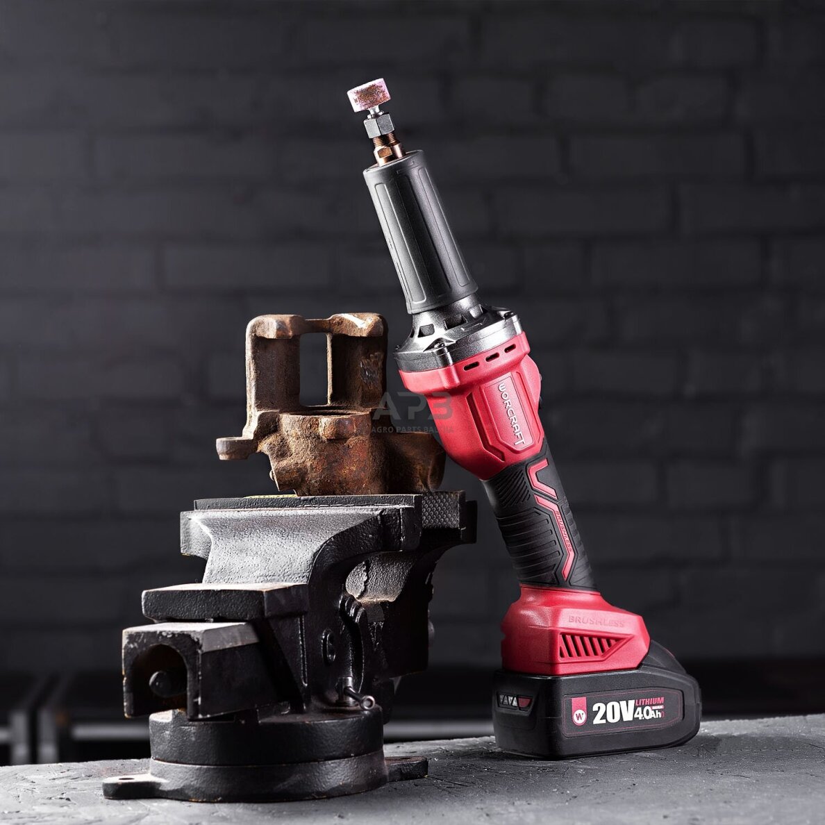 Akumuliatorinis mini tiesinis šlifuoklis 6mm 20V LI-ION 7 Akumuliatorinis mini tiesinis šlifuoklis 6mm 20V LI-ION 7