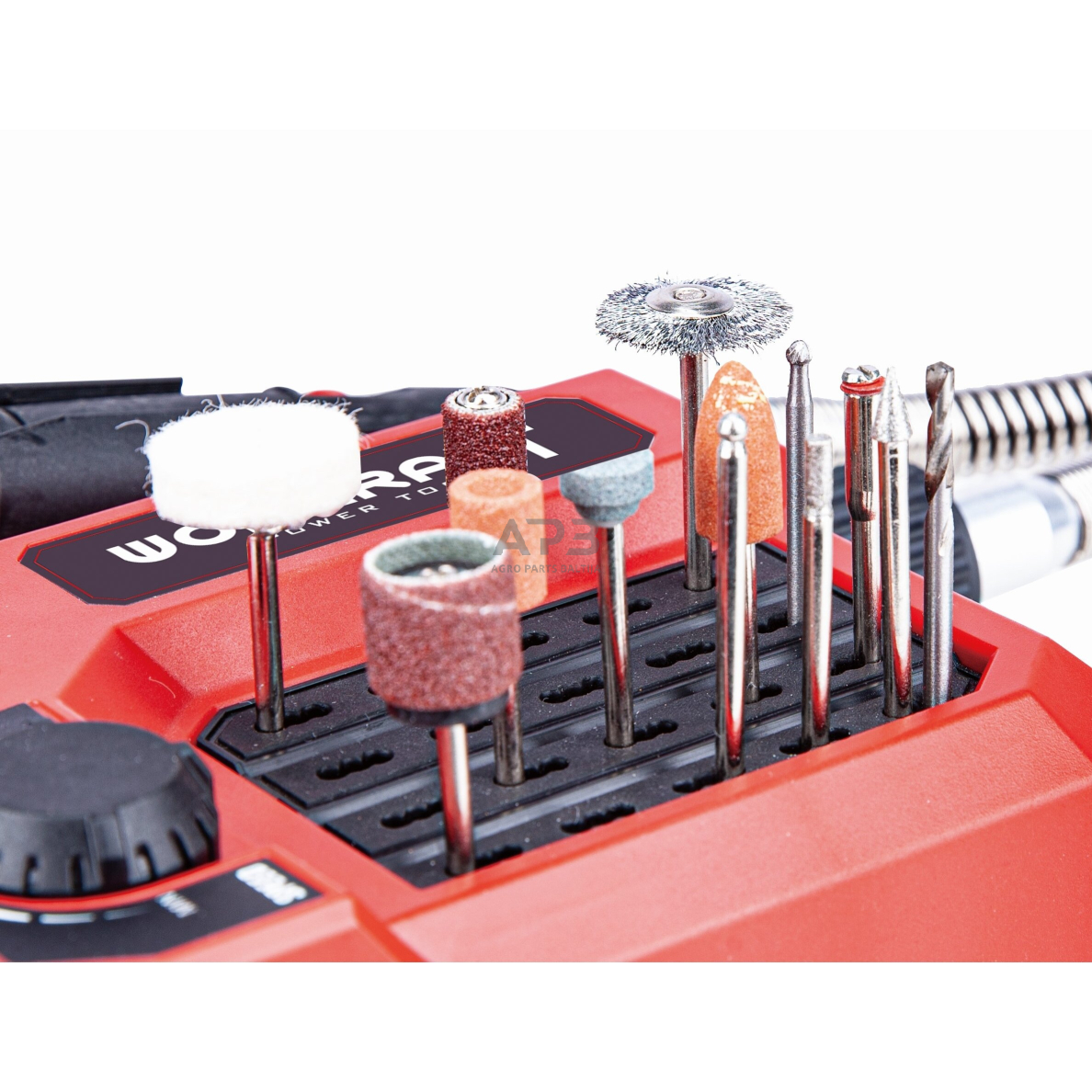 Akumuliatorinis mini tiesinis šlifuoklis su priedais 20V LI-ION 6 Akumuliatorinis mini tiesinis šlifuoklis su priedais 20V LI-ION 6