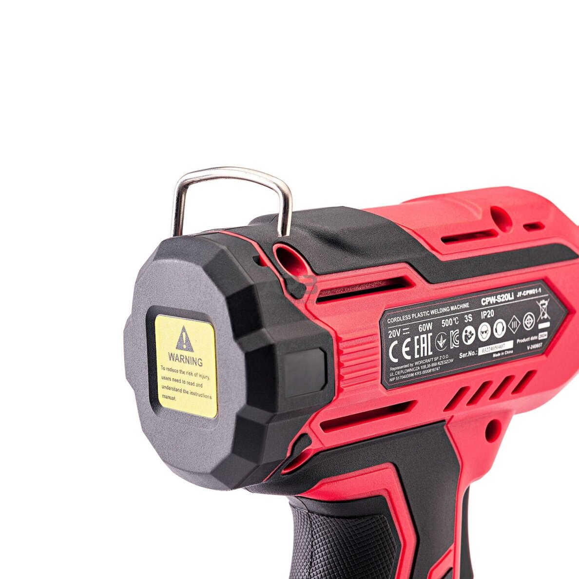 Akumuliatorinis plastiko suvirinimo aparatas plastikinėje dėžėje 20V LI-ION 11 Akumuliatorinis plastiko suvirinimo aparatas plastikinėje dėžėje 20V LI-ION 11