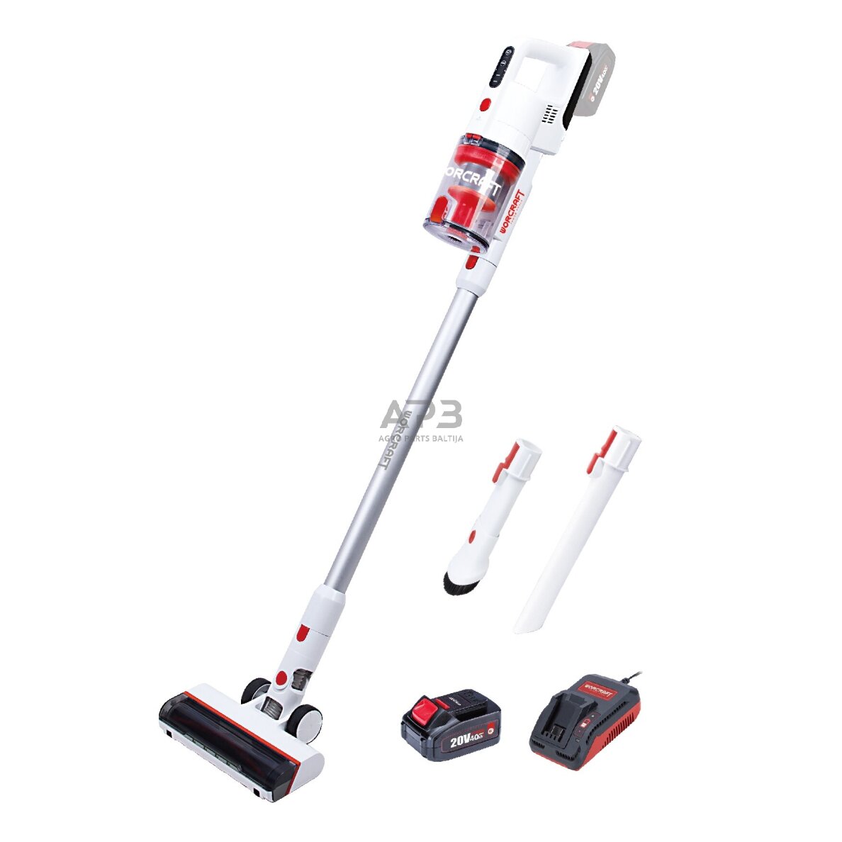 Akumuliatorinis siurblys šluota 20V LI-ION 1 Akumuliatorinis siurblys šluota 20V LI-ION 1