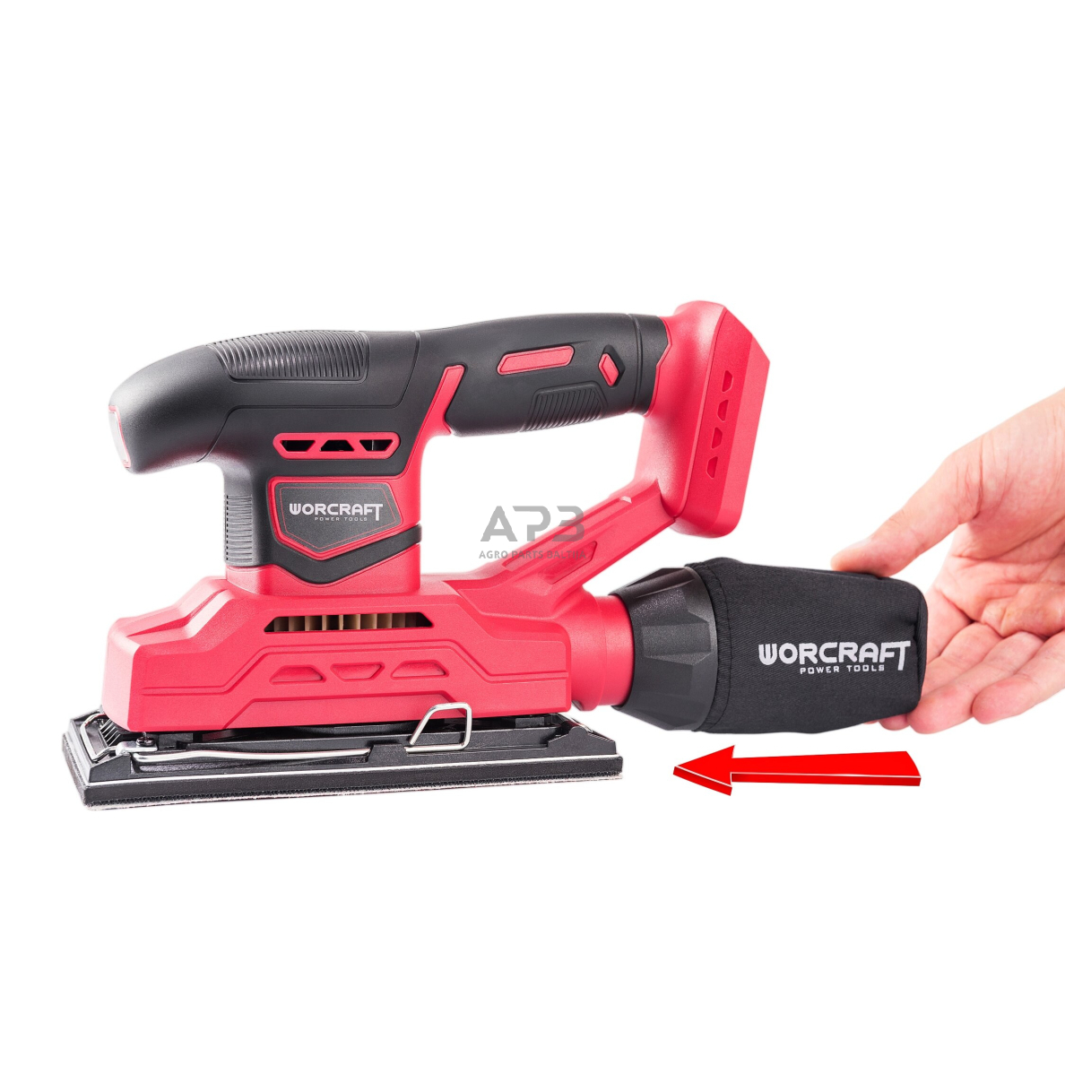 Akumuliatorinis šlifuoklis orbitinis 94x185mm 20V LI-ION 13 Akumuliatorinis šlifuoklis orbitinis 94x185mm 20V LI-ION 13