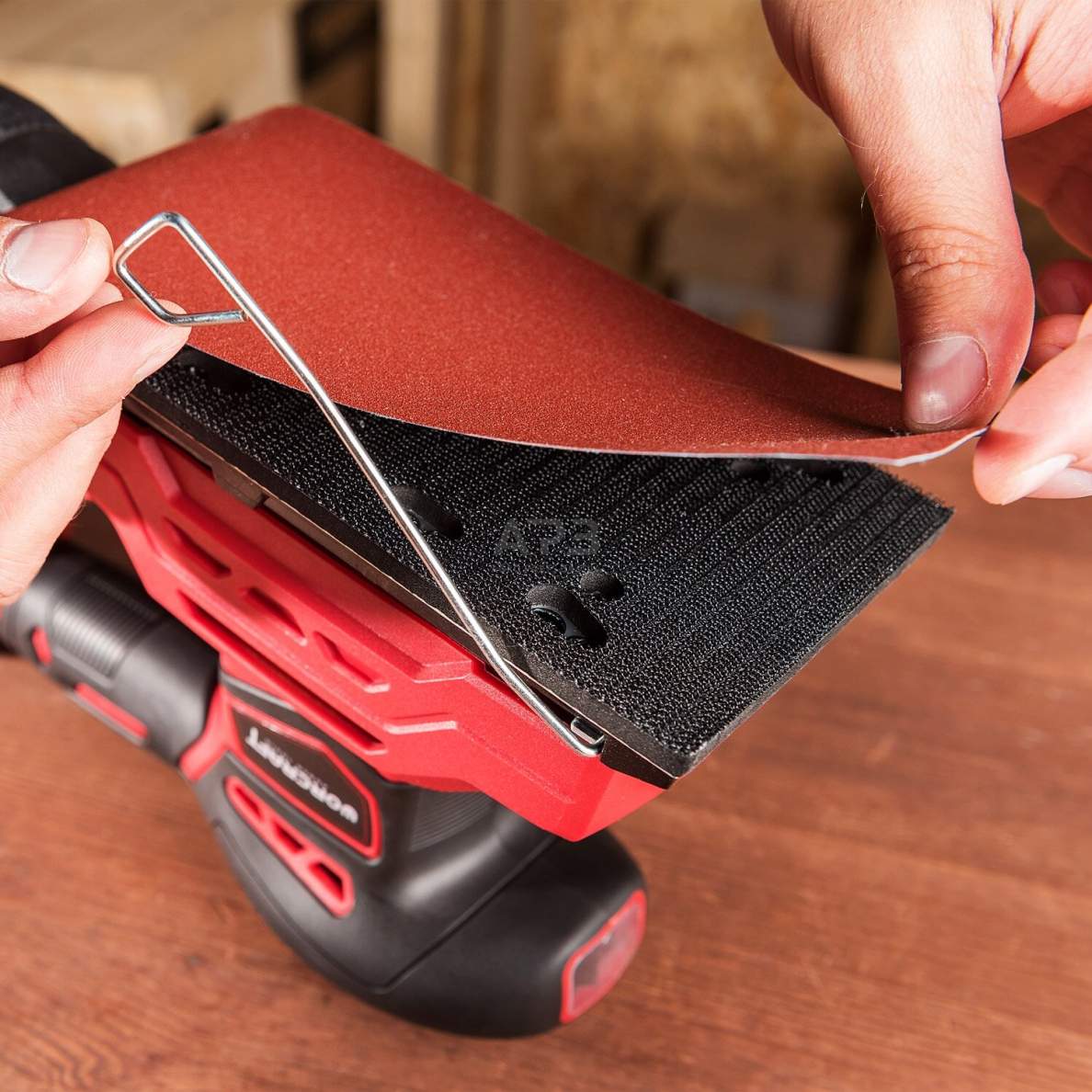 Akumuliatorinis šlifuoklis orbitinis 94x185mm 20V LI-ION 9 Akumuliatorinis šlifuoklis orbitinis 94x185mm 20V LI-ION 9