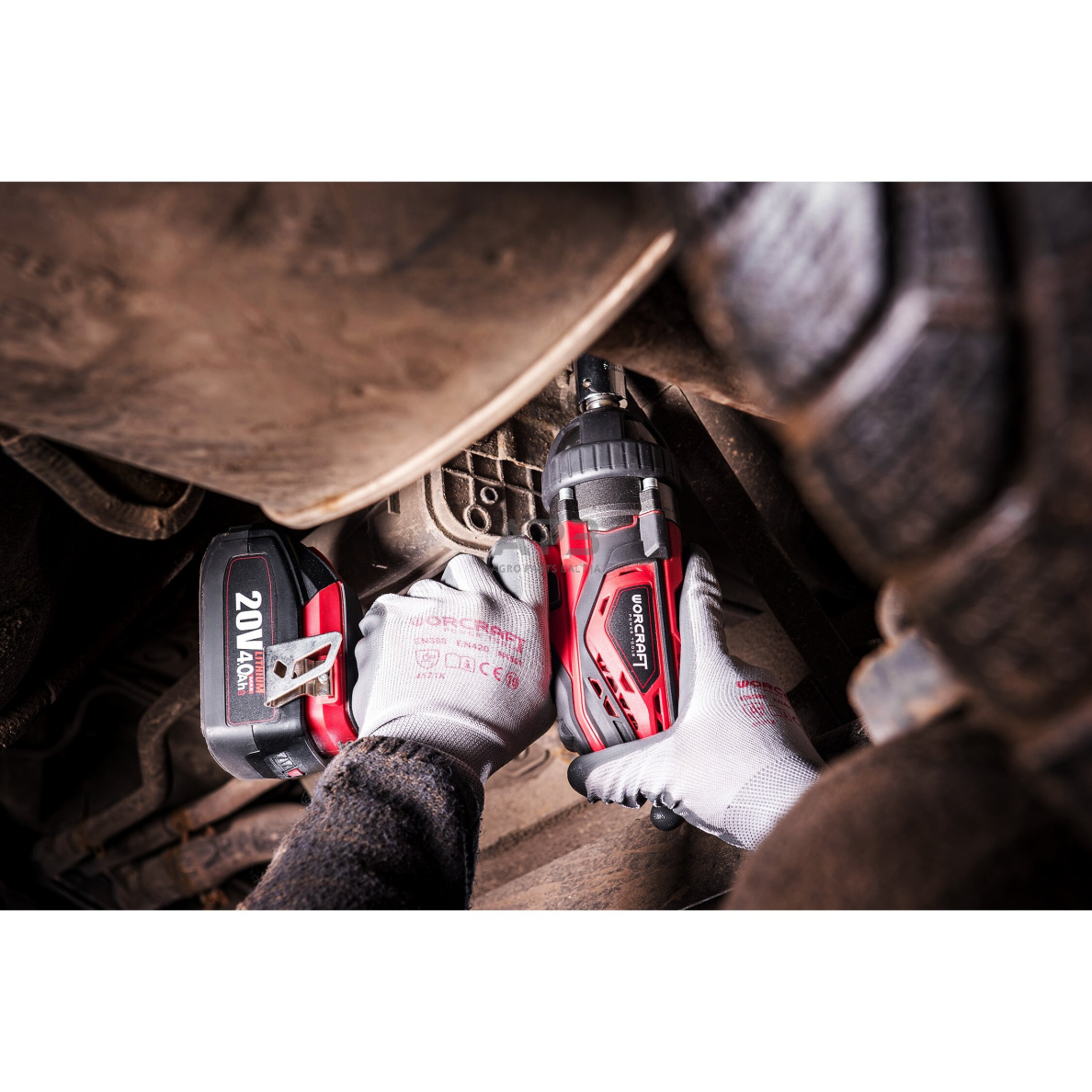 Akumuliatorinis smūginis veržliasukis 1/2" 20V LI-ION 8 Akumuliatorinis smūginis veržliasukis 1/2" 20V LI-ION 8