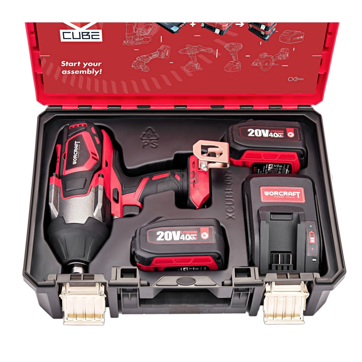 Akumuliatorinis smūginis veržliasukis 3/4'' 1800nm 20V LI-ION (XCUBE dėžė) 1 Akumuliatorinis smūginis veržliasukis 3/4'' 1800nm 20V LI-ION (XCUBE dėžė) 1