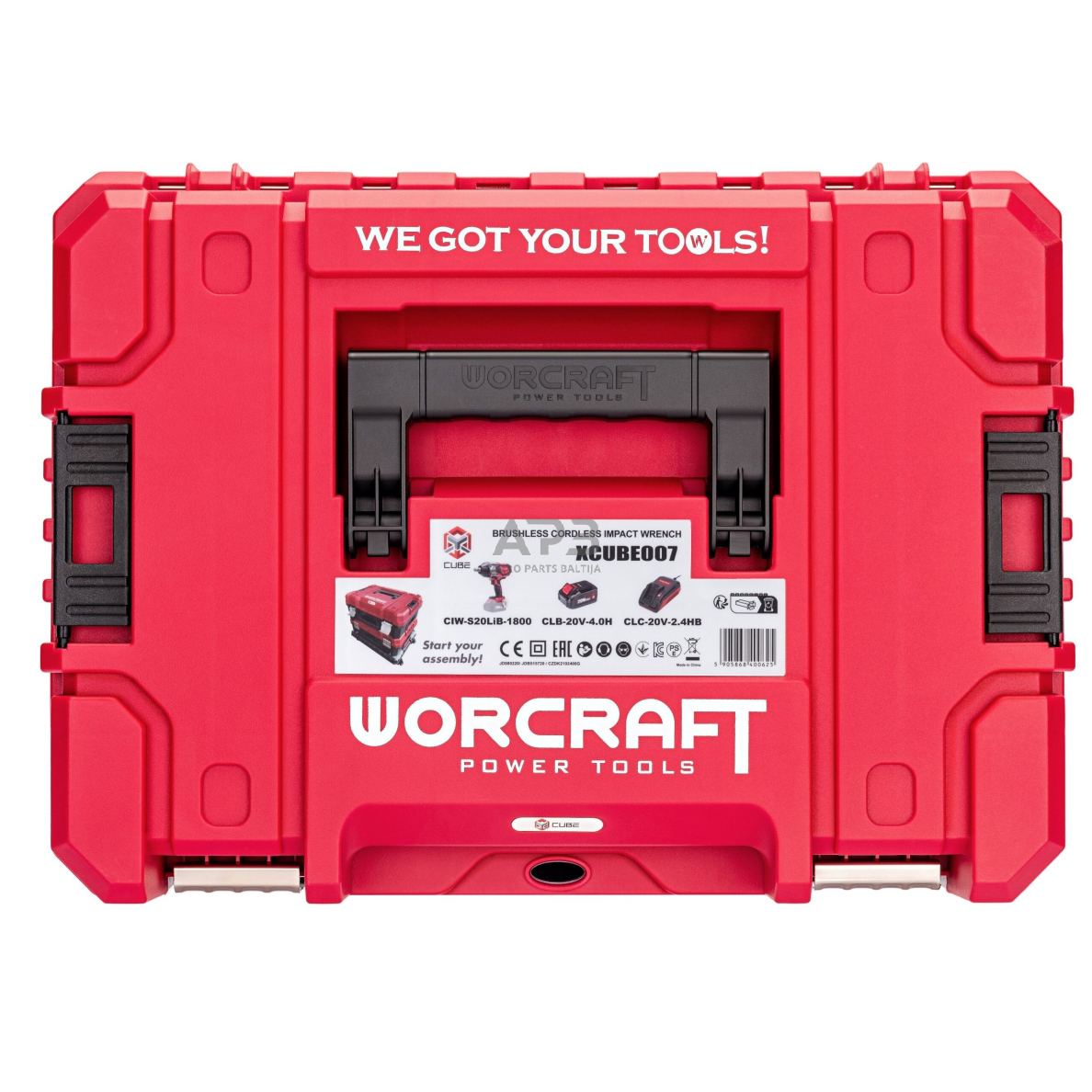 Akumuliatorinis smūginis veržliasukis 3/4'' 1800nm 20V LI-ION (XCUBE dėžė) 11