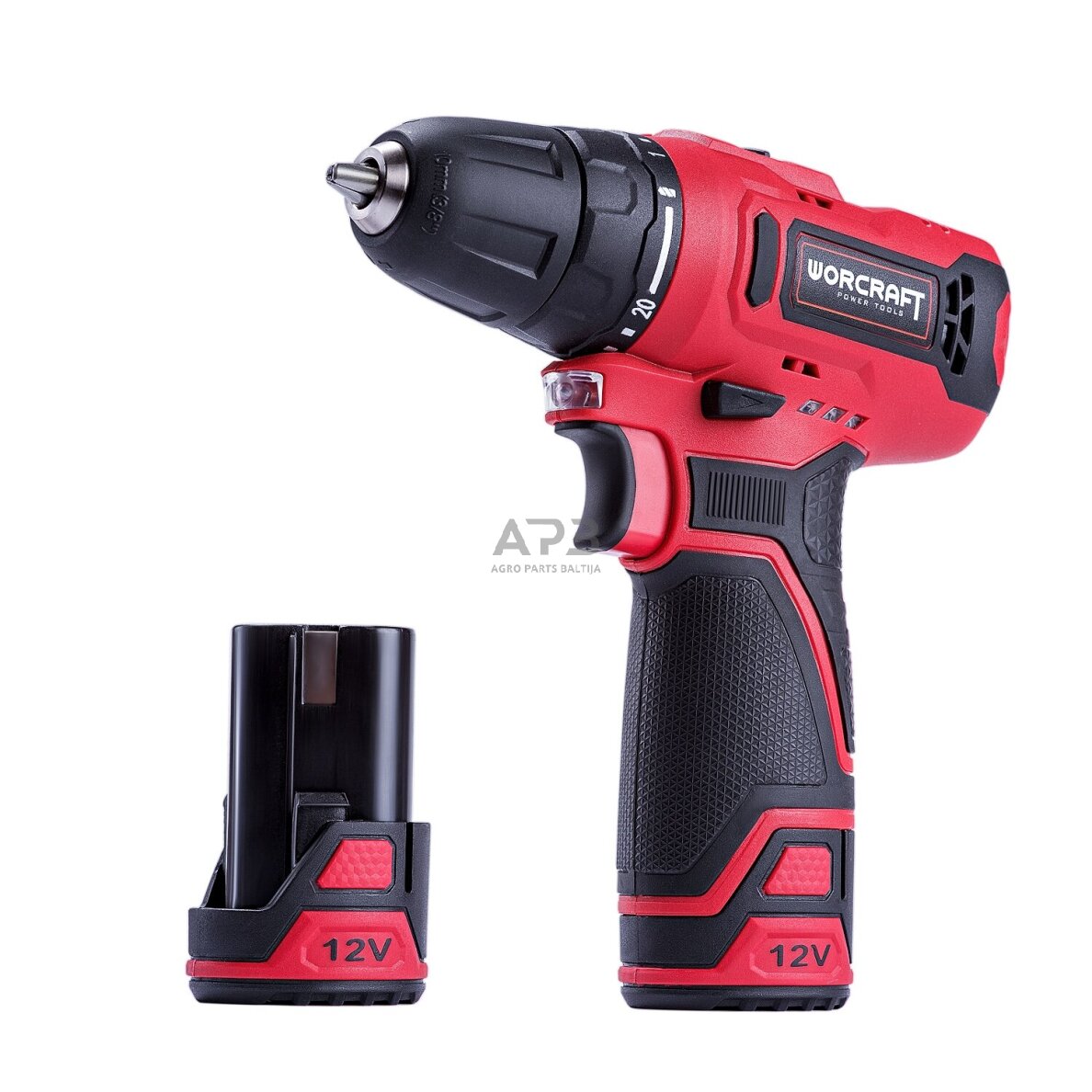 Akumuliatorinis suktuvas-gręžtuvas su priedais plastikine deže 12V LI-ION 2 Akumuliatorinis suktuvas-gręžtuvas su priedais plastikine deže 12V LI-ION 2