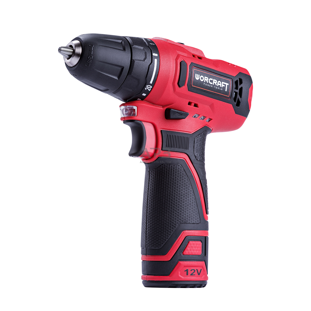 Akumuliatorinis suktuvas-gręžtuvas su priedais plastikine deže 12V LI-ION 3 Akumuliatorinis suktuvas-gręžtuvas su priedais plastikine deže 12V LI-ION 3