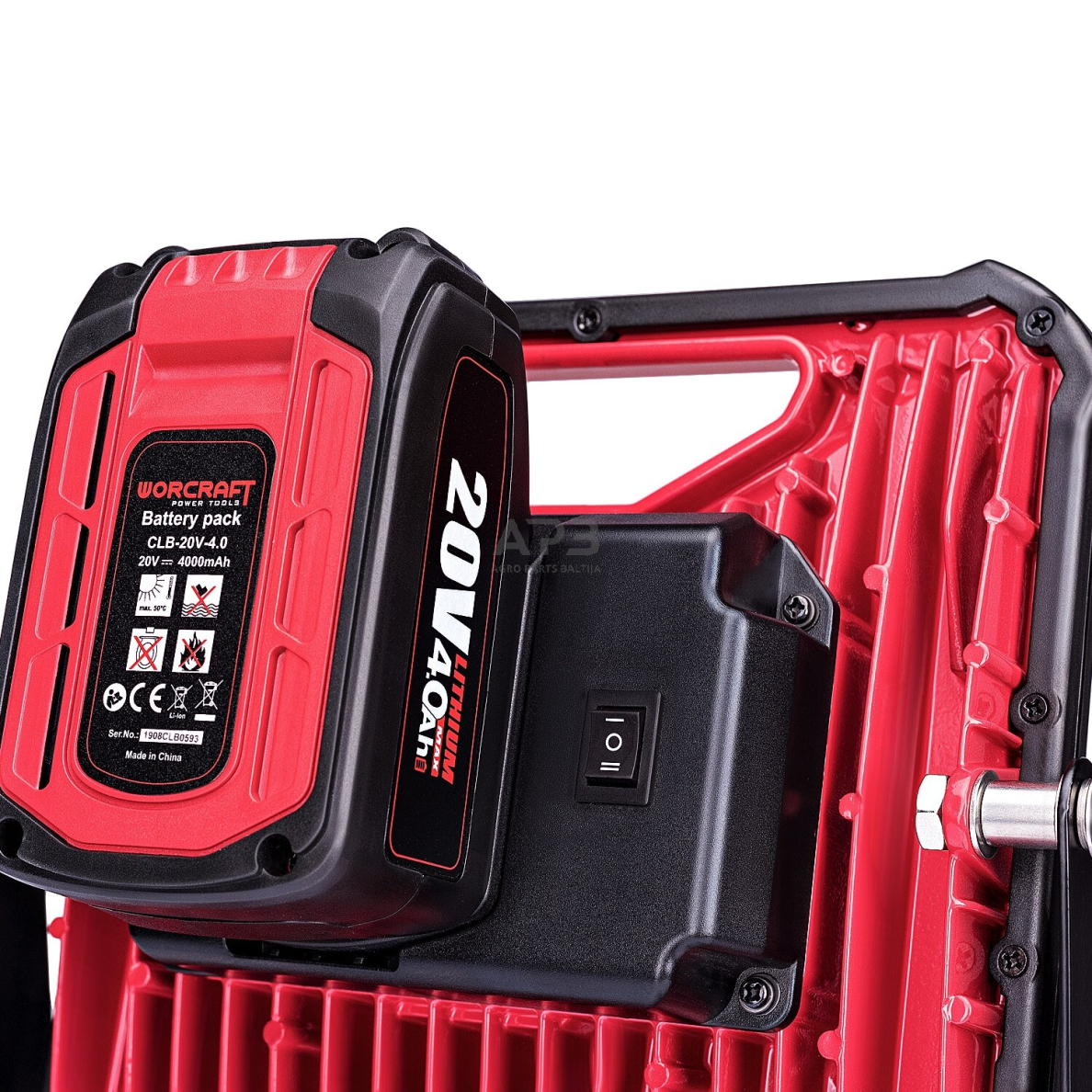 Akumuliatorinis šviestuvas nešiojamas COB(30W) 20V LI-ION 9 Akumuliatorinis šviestuvas nešiojamas COB(30W) 20V LI-ION 9