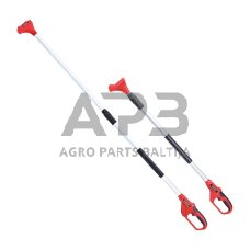 Akumuliatorinis grandininis mini pjūklas su teleskopiniu prailginimu 20V LI-ION