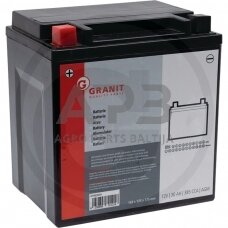 Akumuliatorius traktoriui Granit 12 V / 30 Ah 165 x 125 x 175 mm DIN53034