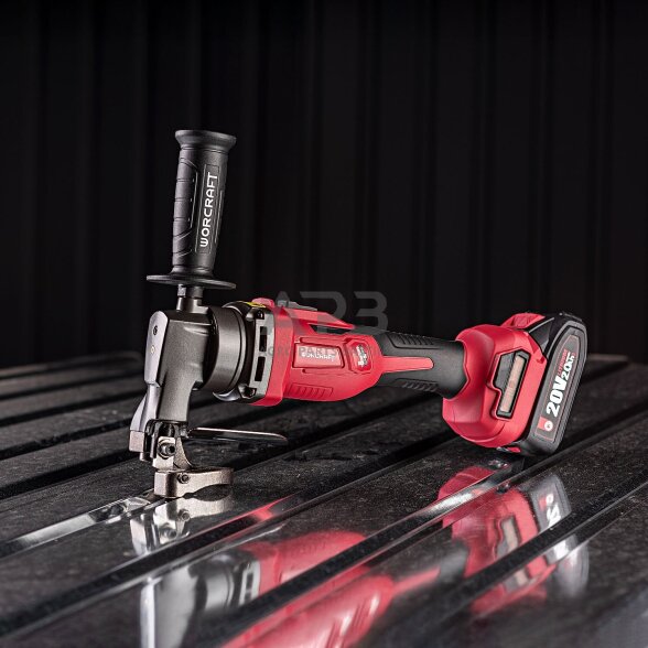 Akumuliatorinės skardos kirpimo žirklės 20V LI-ION 16 Akumuliatorinės skardos kirpimo žirklės 20V LI-ION 16