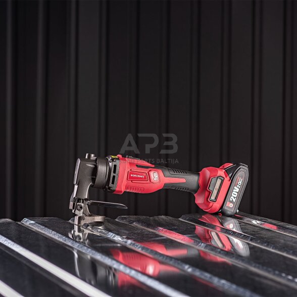 Akumuliatorinės skardos kirpimo žirklės 20V LI-ION 17 Akumuliatorinės skardos kirpimo žirklės 20V LI-ION 17