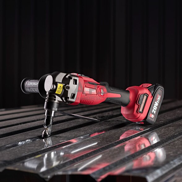 Akumuliatorinės skardos pjovimo žirklės 20V LI-ION 16