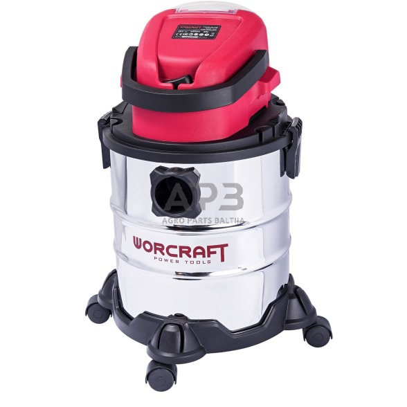 Akumuliatorinis dulkių siurblys 20l (sauso/drėgno valymo) 20V LI-ION 1 Akumuliatorinis dulkių siurblys 20l (sauso/drėgno valymo) 20V LI-ION 1