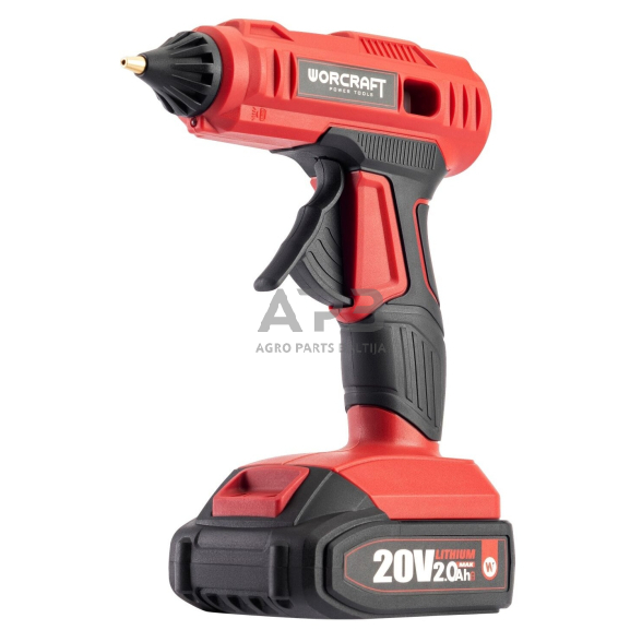 Akumuliatorinis klijų pistoletas 20V LI-ION Akumuliatorinis klijų pistoletas 20V LI-ION