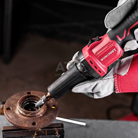 Akumuliatorinis mini tiesinis šlifuoklis 6mm 20V LI-ION 11