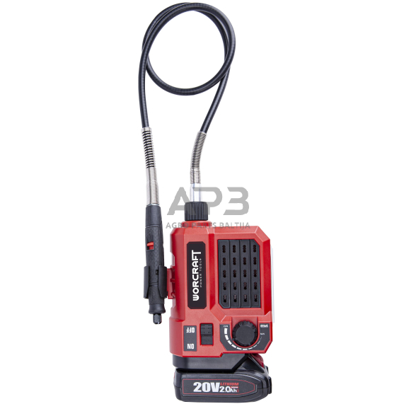 Akumuliatorinis mini tiesinis šlifuoklis su priedais 20V LI-ION 1 Akumuliatorinis mini tiesinis šlifuoklis su priedais 20V LI-ION 1